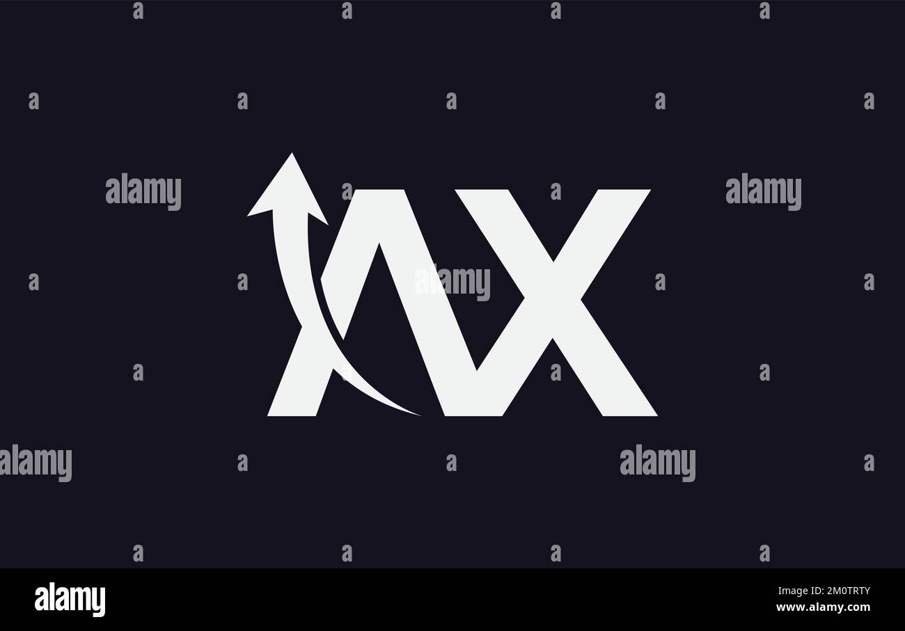 Financial logo symbol and Growth arrow icon vector design monogram for ...