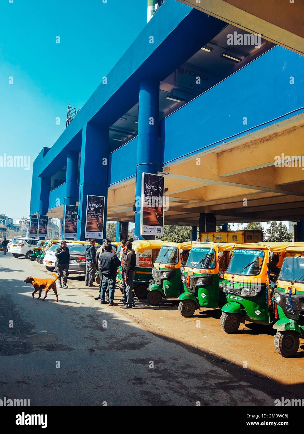 Gurgaon, India Guru Dronacharya metro station near Global Business
