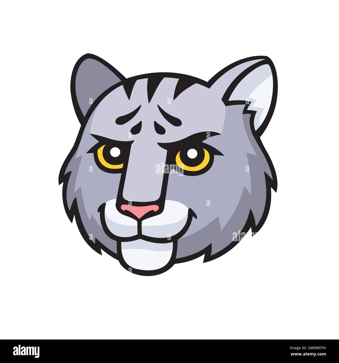 Cat cartoon face hi-res stock photography and images - Alamy