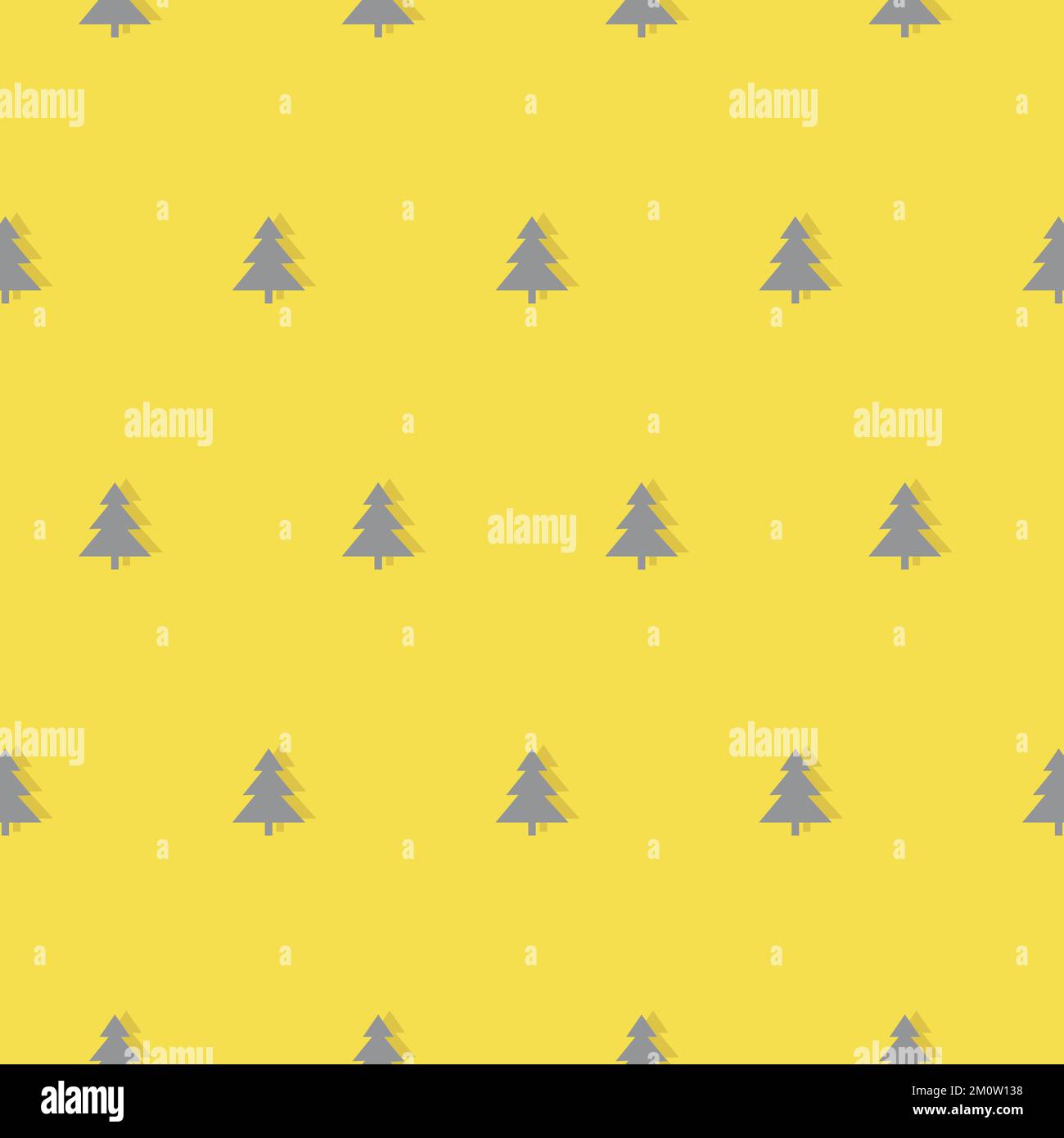 Christmas trees pattern Stock Vector Images - Alamy