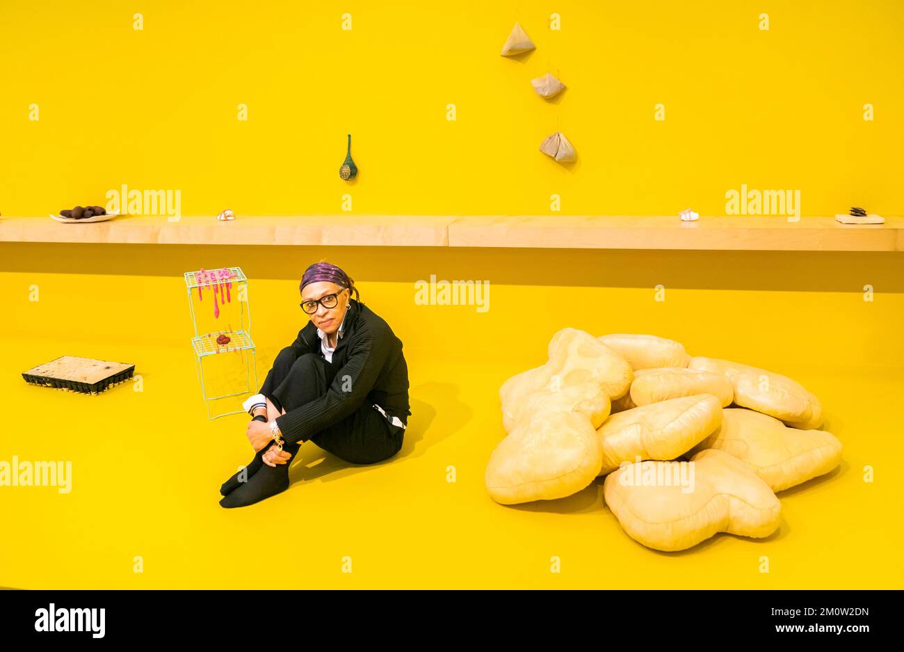 Winner of the Turner Prize 2022, sculptor Veronica Ryan, is pictures