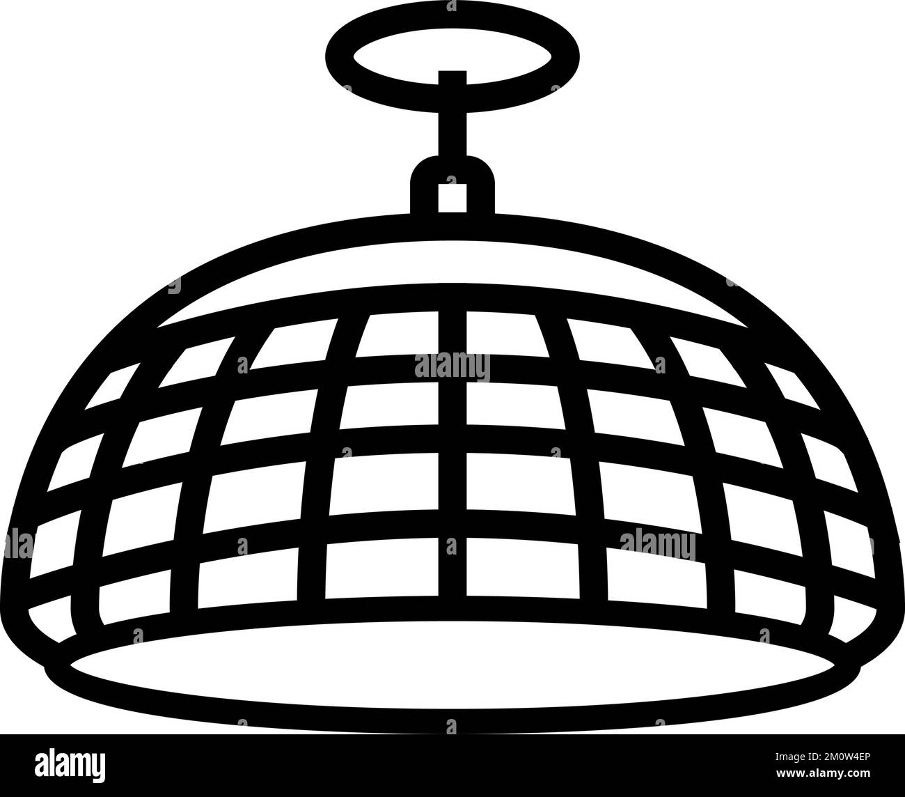 room lamp ceiling line icon vector illustration Stock Vector Image ...