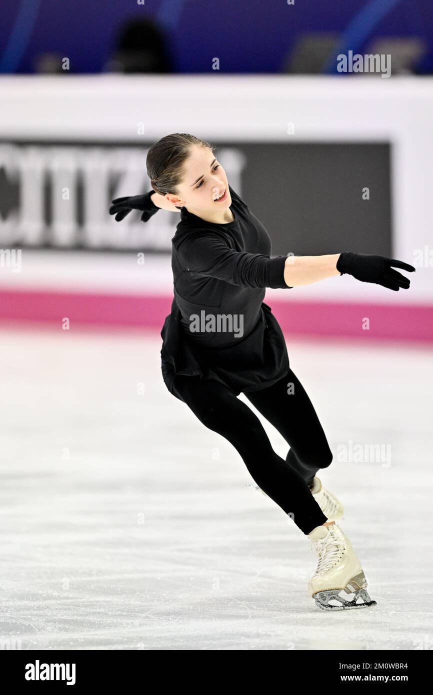 Isabeau LEVITO (USA), during Senior Women Practice, at the ISU Grand