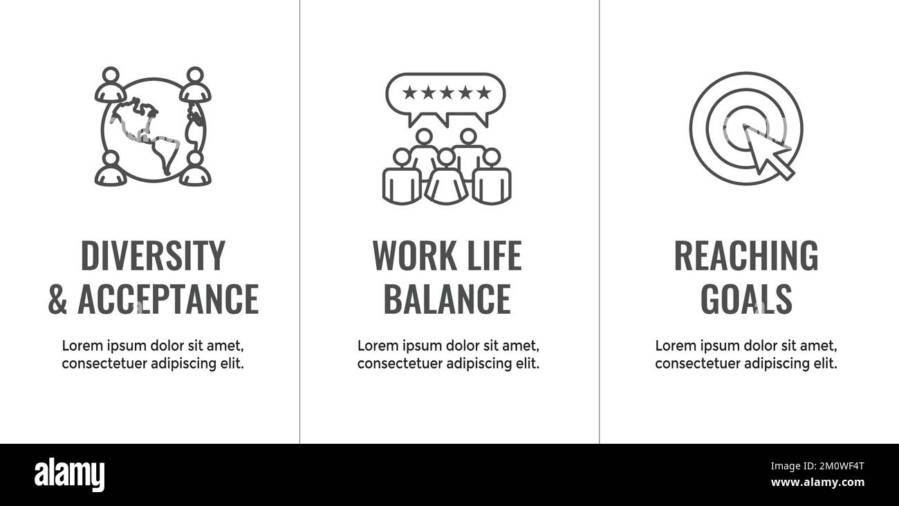 Core Values or Mission with Vision Icon Set Stock Vector Image & Art ...