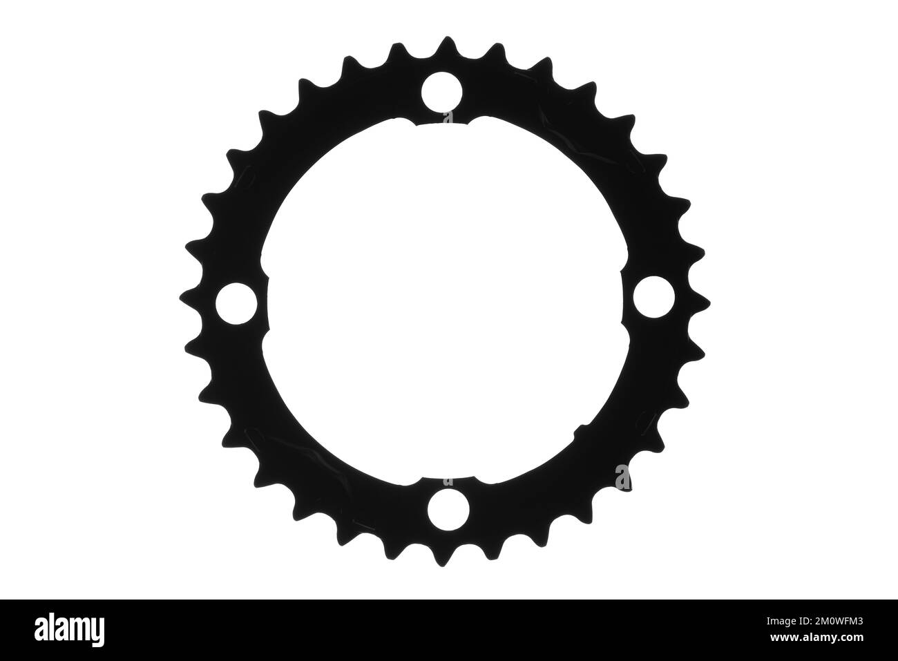 Bicycle gear isolated on white background Stock Photo