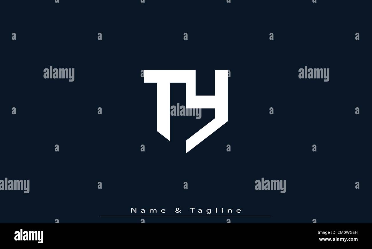 Alphabet letters Initials Monogram logo TY , YT Stock Vector Image ...