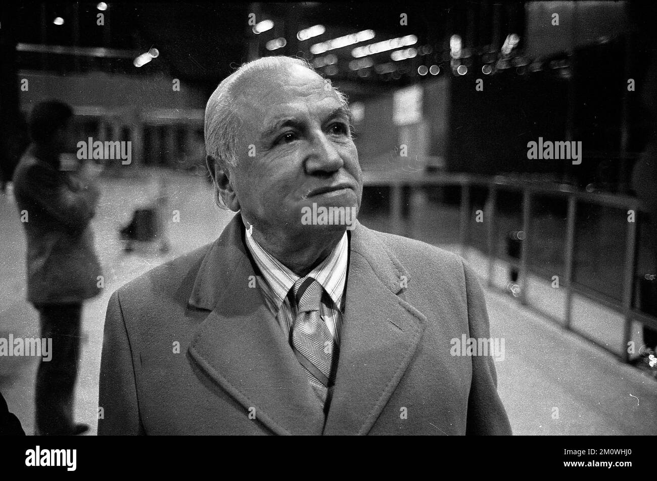 Argentine economist Raúl Prebisch arrives at Buenos Aires Ezeiza