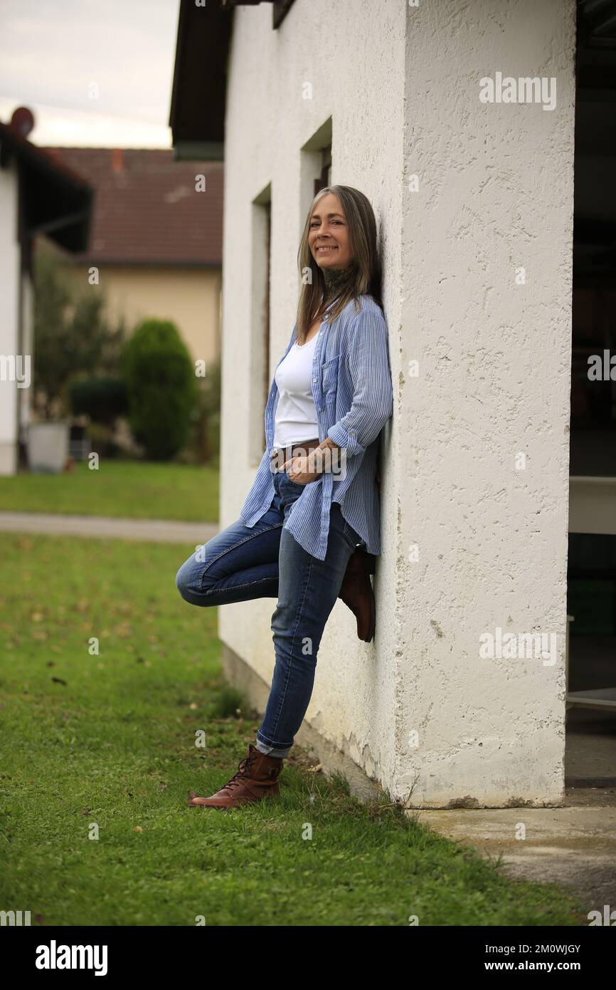 Best ager female model hi-res stock photography and images - Alamy