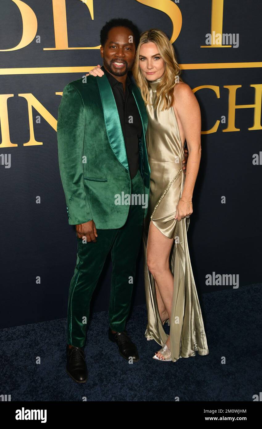 Los Angeles, Ca. 7th Dec, 2022. Harold Perrineau and Brittany Perrineau ...