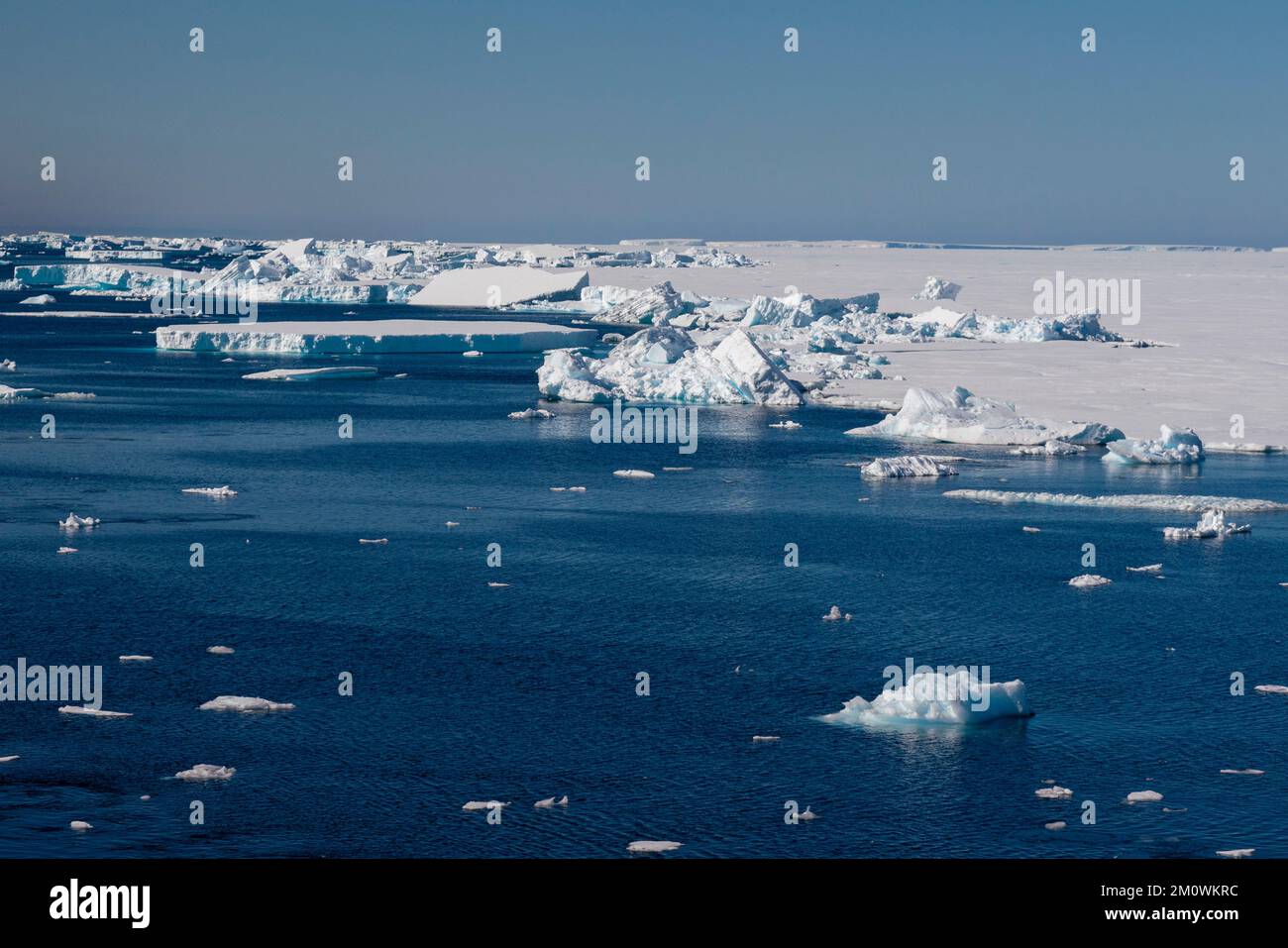 Icebergs, Larsen B Ice Shelf, Weddell Sea, Antarctica Stock Photo Alamy
