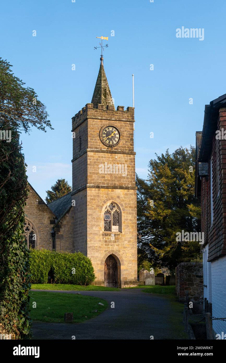 St Michael's Church in Northchapel village, West Sussex, England, UK Stock Photo