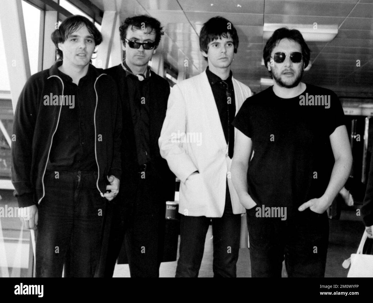 File photo dated 6/7/1980 of The Stranglers (left to right) Dave Greenfield, Hugh Cornwell, Jean-Jacques Burnel and Jet Black. Black, drummer of the new-wave rock band has died after 'years of ill health' at the age of 84, his representative confirmed. The musician, whose real name was Brian John Duffy, had been living in his country home in North Wales close to his friends and family as his health issues became more debilitating. A statement from his representative confirmed he passed away 'peacefully' on Tuesday December 6. Issue date: Thursday December 8, 2022. Stock Photo