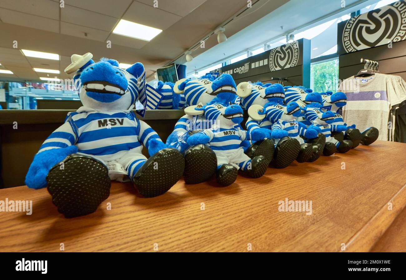 Visiting Schauinsland-Reisen-Arena - the official playground of MSV Duisburg Stock Photo