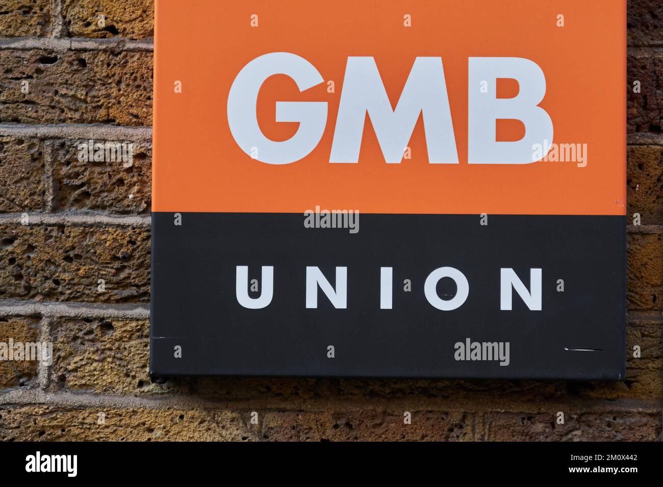 GMB Union Sign, Outside Headquarters Stock Photo