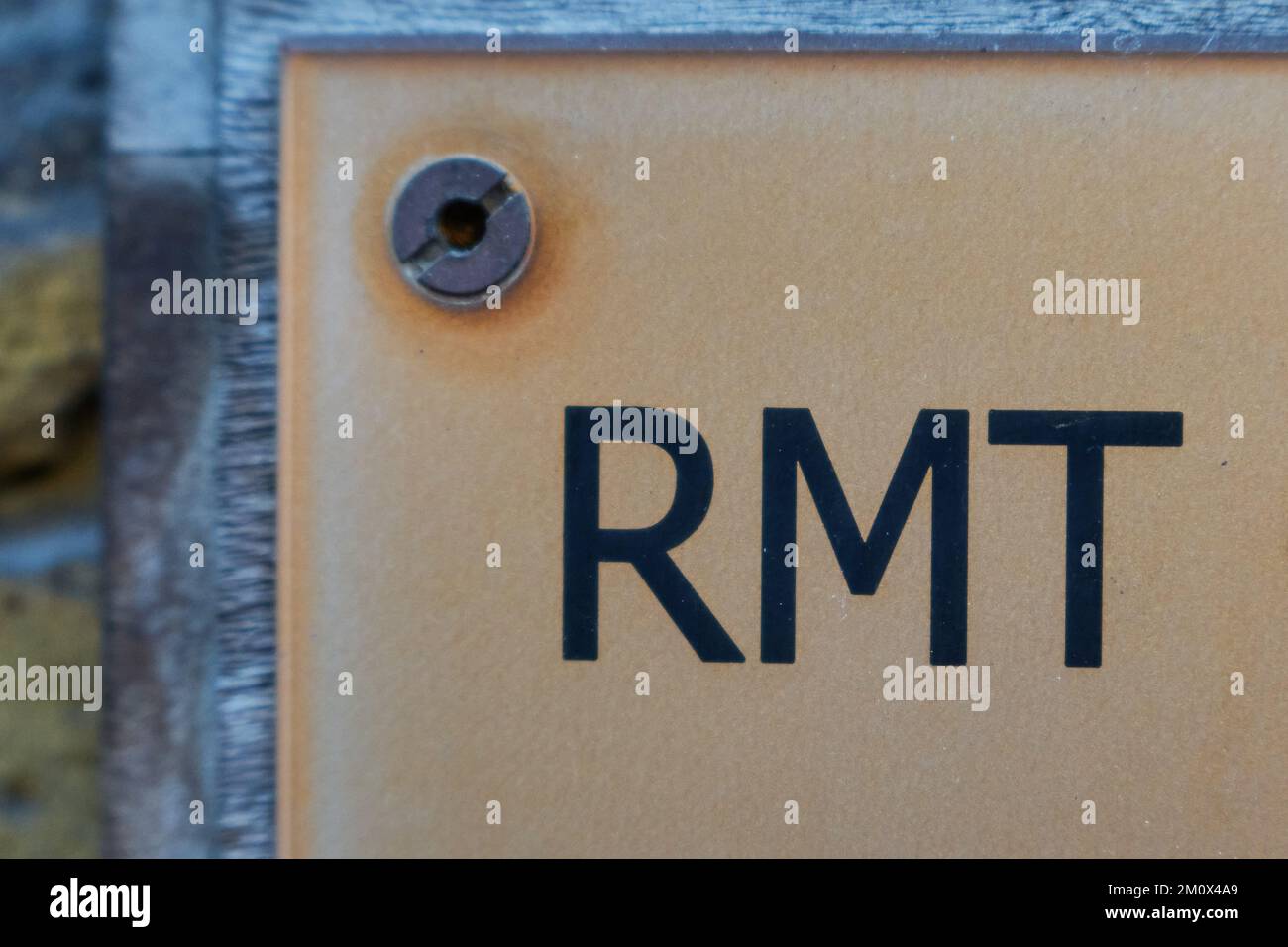 RMT Union sign, outside HQ Stock Photo - Alamy