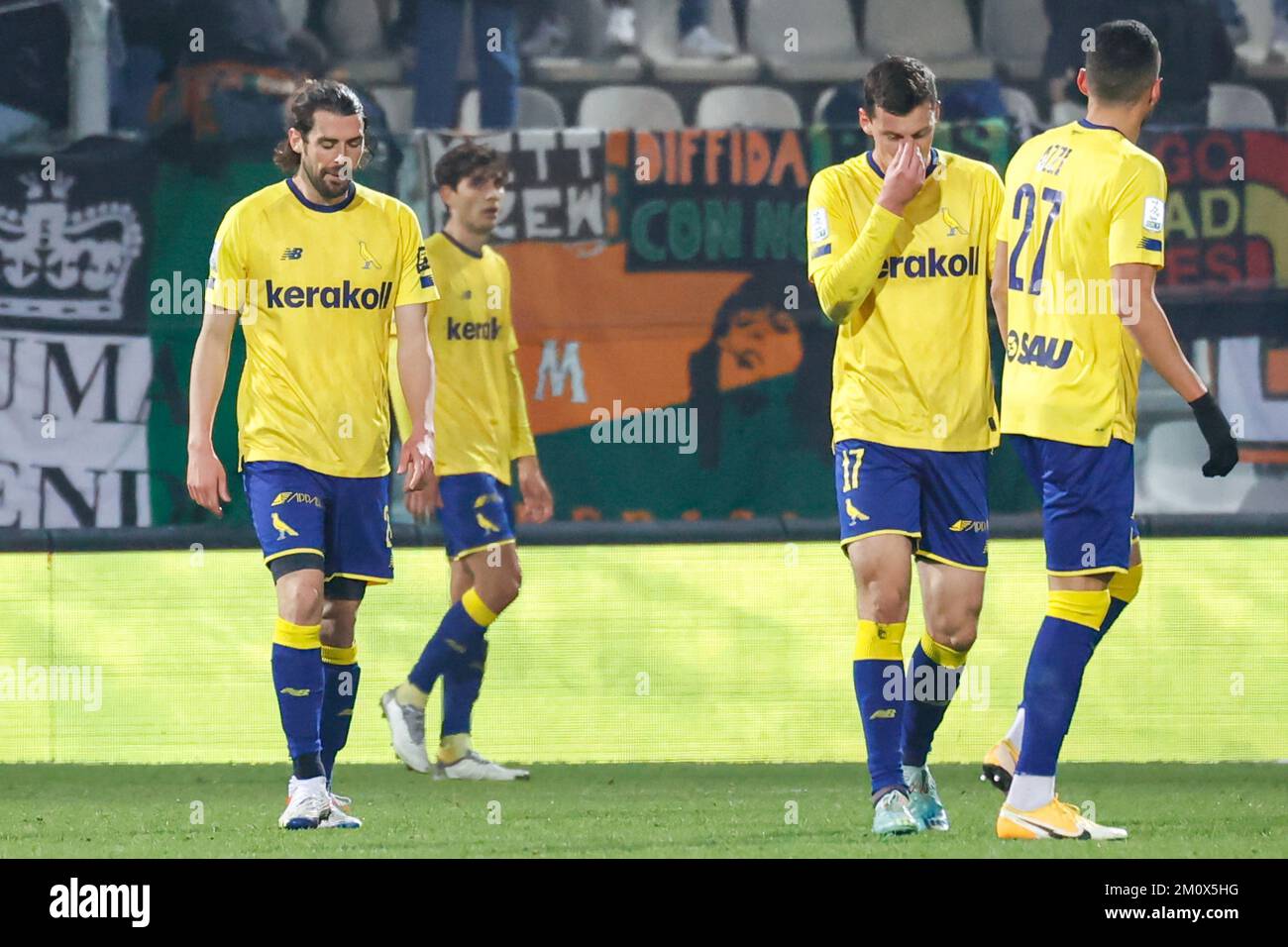 January 21, 2023, Modena, Italy: Modena, Italy, Alberto Braglia stadium,  January 21, 2023, Fans of Modena during Modena FC vs Cosenza Calcio -  Italian soccer Serie B match. (Credit Image: © Luca