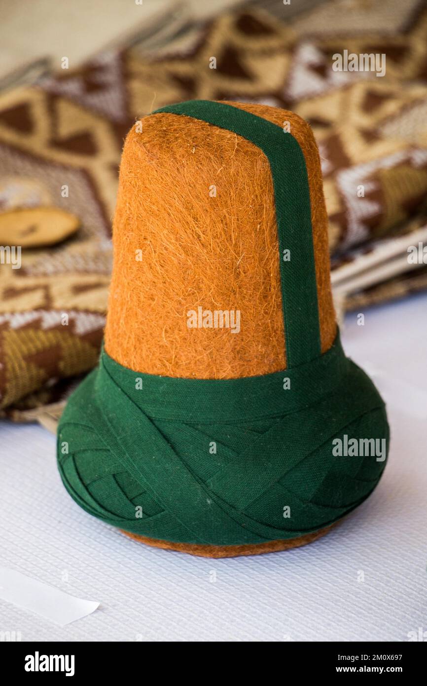 Ottoman fashion turban for sufi dervish man Stock Photo Alamy