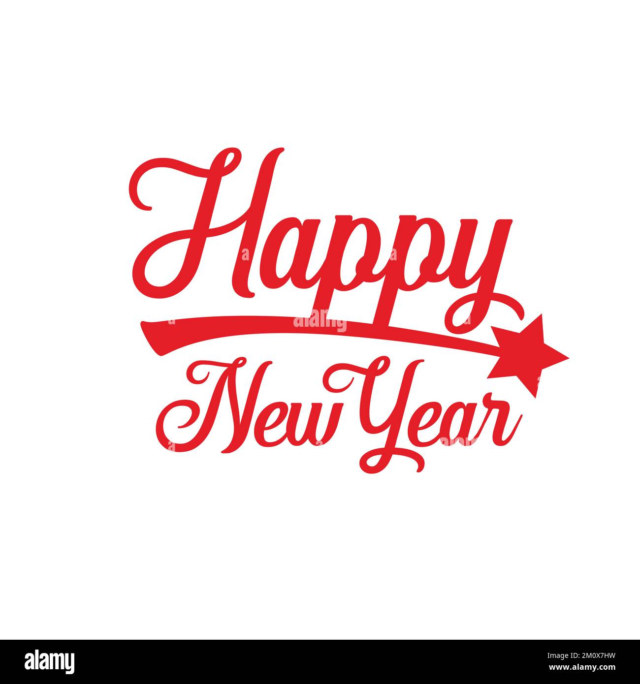 Happy New Year sign lettering Stock Vector Image & Art Alamy