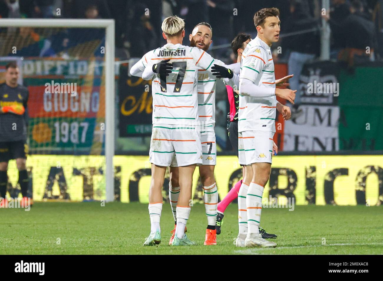 Alberto Braglia stadium, Modena, Italy, December 18, 2022, Davide Diaw  celebrates after scoring the gol of 1-1 during Modena FC vs Benevento  Calcio - Italian soccer Serie B match Stock Photo - Alamy