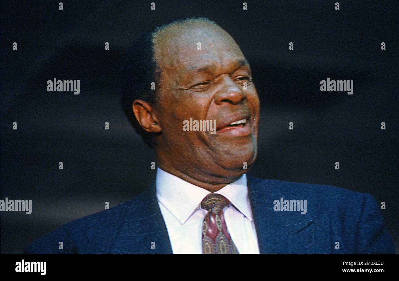 .Marion Barry former mayor of Washington DC in December 1997  Photograph by Dennis Brack bb86 Stock Photo