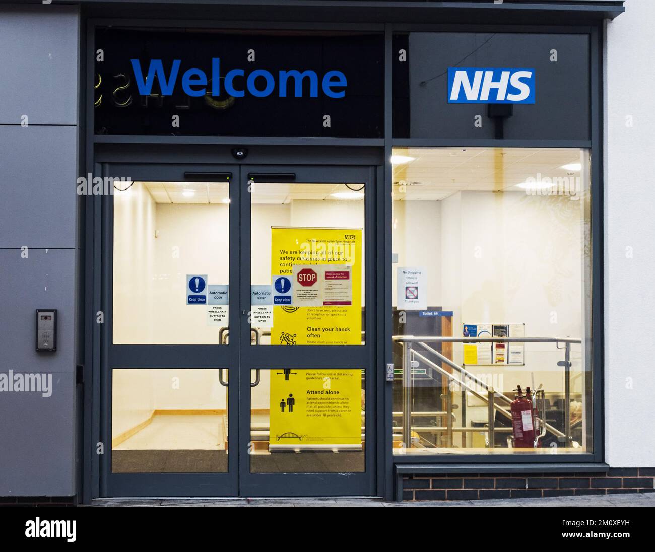 Health centre at Manor Walks, Cramlington, Northumberland, UK Stock Photo