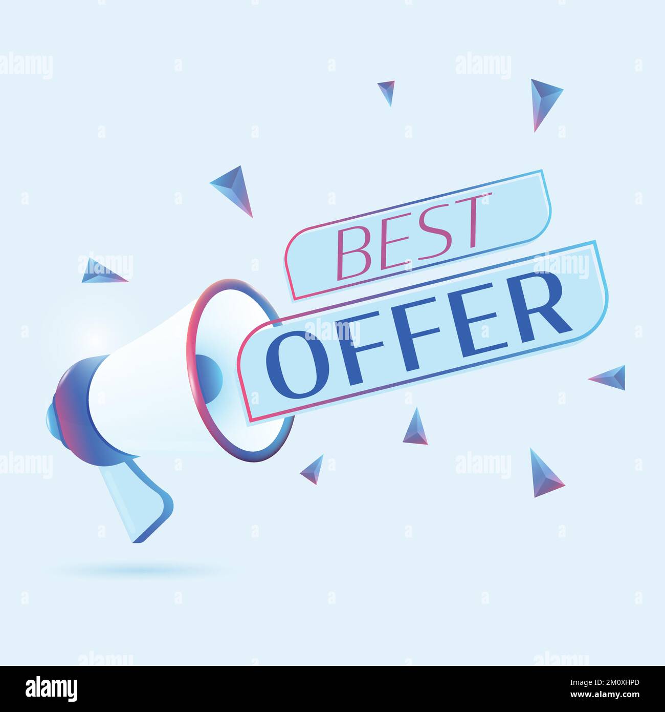 Hot news text megaphone text Stock Vector Images - Alamy