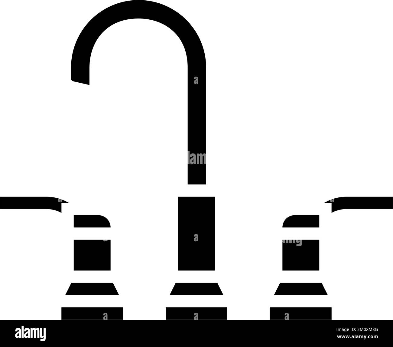 interior faucet water glyph icon vector illustration Stock Vector Image ...