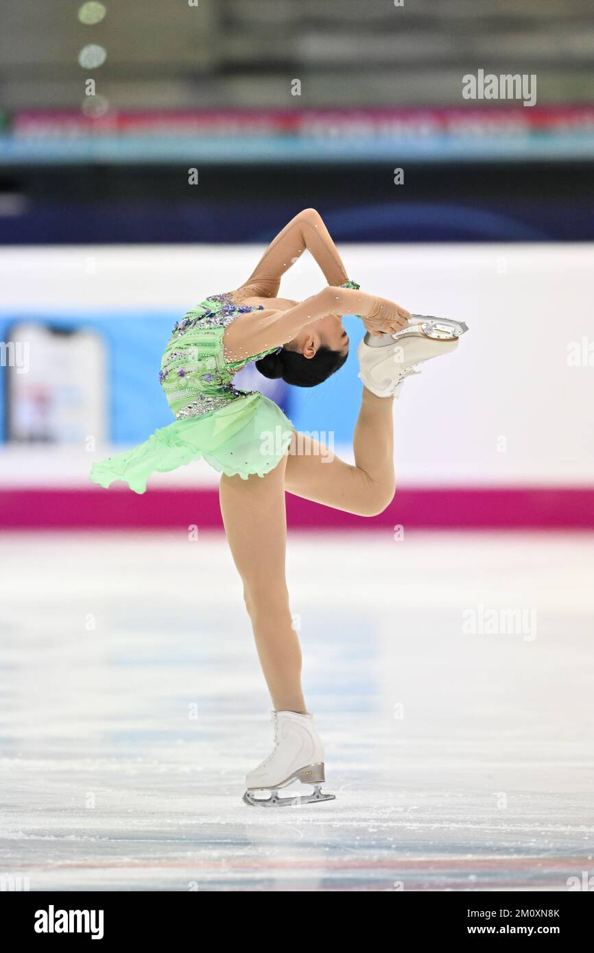 Jia SHIN (KOR), during Junior Women Short Program, at the ISU Grand Prix of Figure Skating Final 2022, at Palavela, on December 8, 2022 in Torino, Italy