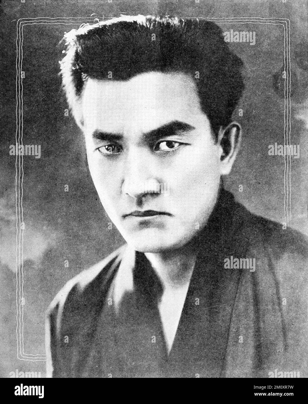 Kintarō Hayakawa (1886 – 1973), known as Sessue Hayakawa, Japanese actor Stock Photo