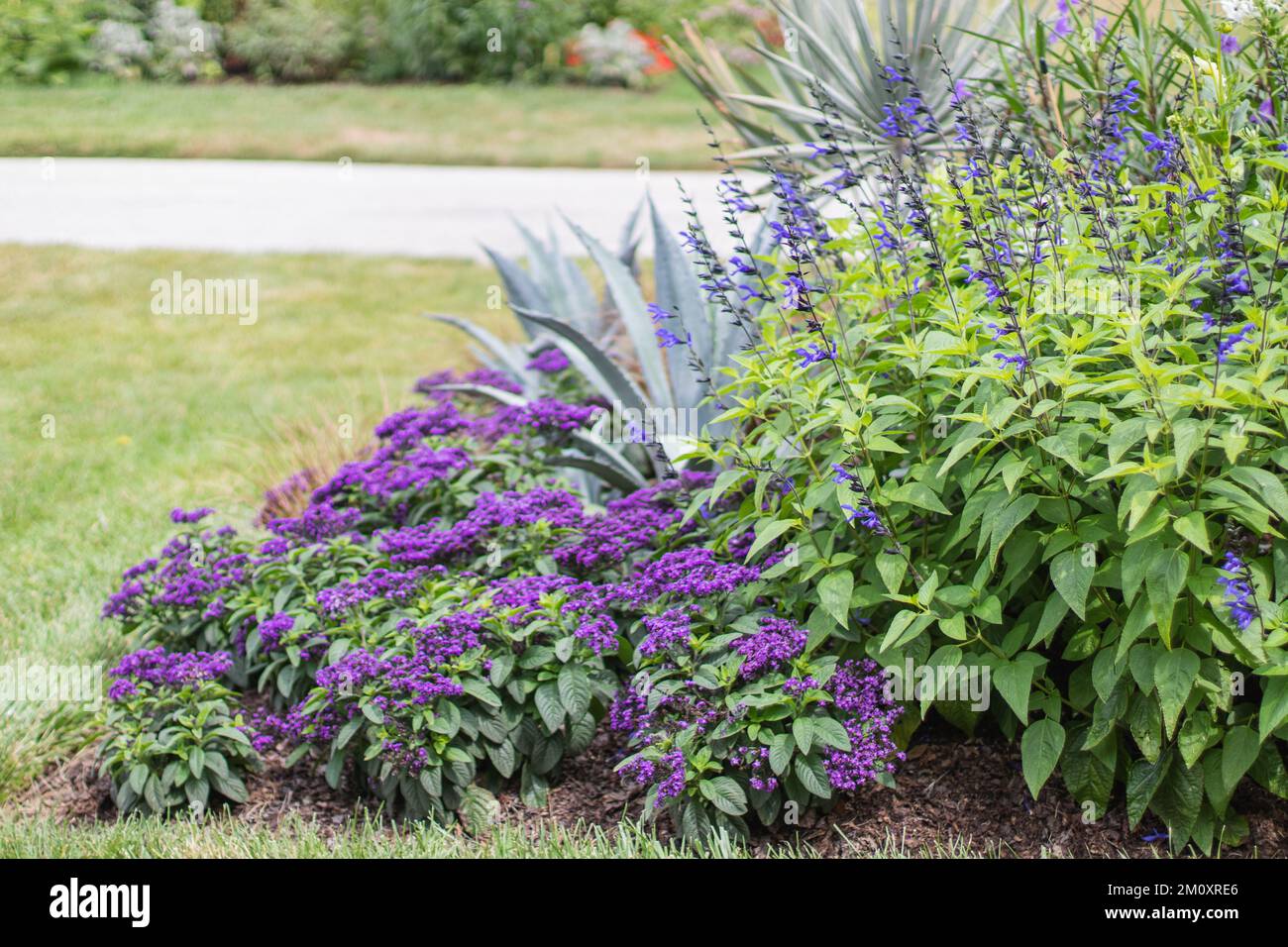 Beautiful Gardens at Longwood Gardens Stock Photo