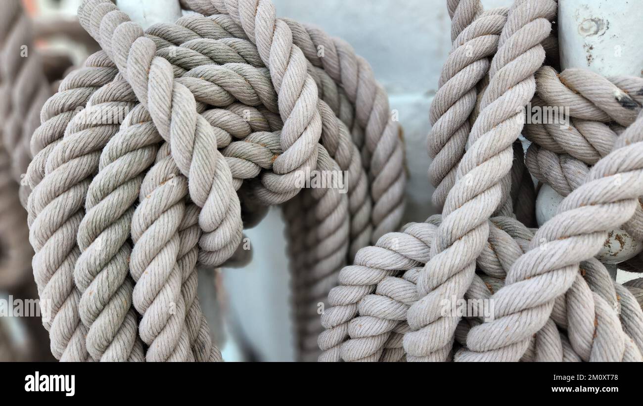 A Close Up Shot Of Details Of Sail Rope On The Mast Of Sailboat Marine A Close Up Shot Of Details Of Sail Rope On The Mast Of Sailboat Marine Equipment Sea Knot Journey 2M0XT78