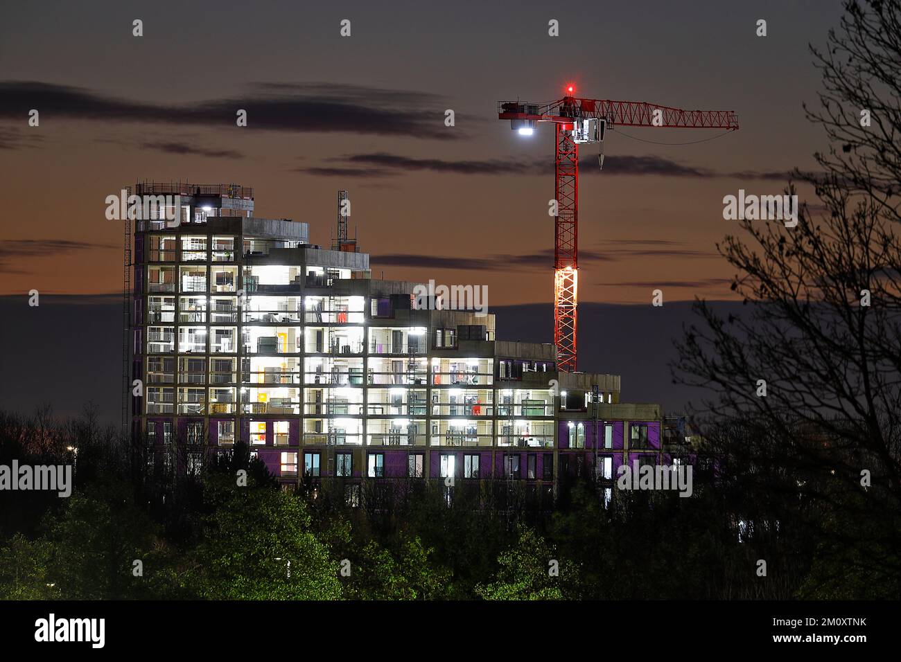 Springwell Gardens apartments under construction in Leeds City Centre