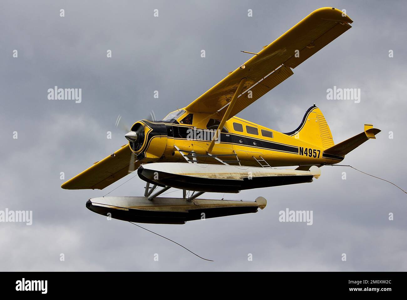 Float plane Alaska, Lake Hood Stock Photo Alamy