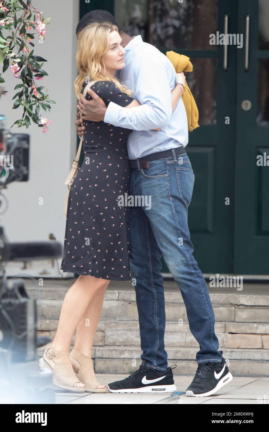 Kate Winslet Films Mountain Between Us Stock Photo