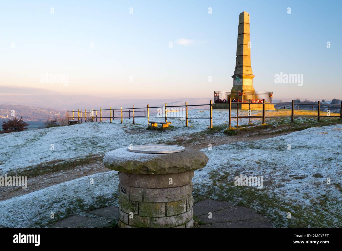 Cenotaph at Werneth Low Hyde Greater Manchester England Stock Photo