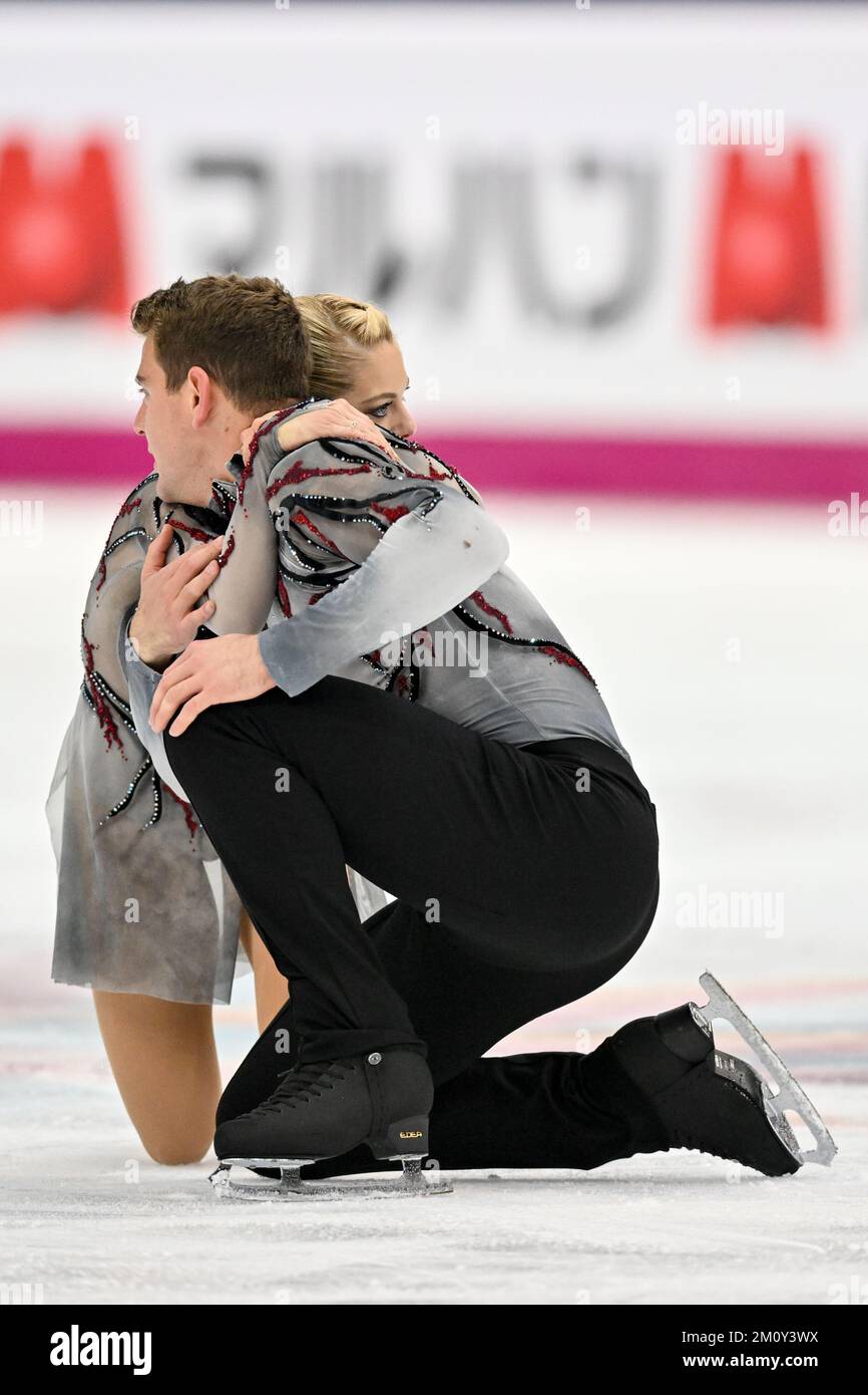 Alexa KNIERIM & Brandon FRAZIER (USA), during Senior Pairs Short