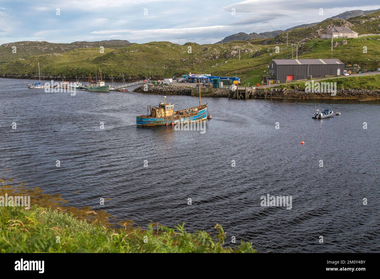 Loch Miabhaig Jetty and Fishery, Lewis, Isle of Lewis, Hebrides, Outer
