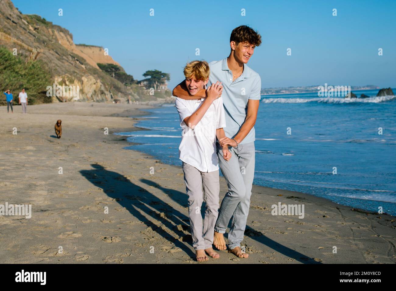 Roughhousing teen hi-res stock photography and images - Alamy