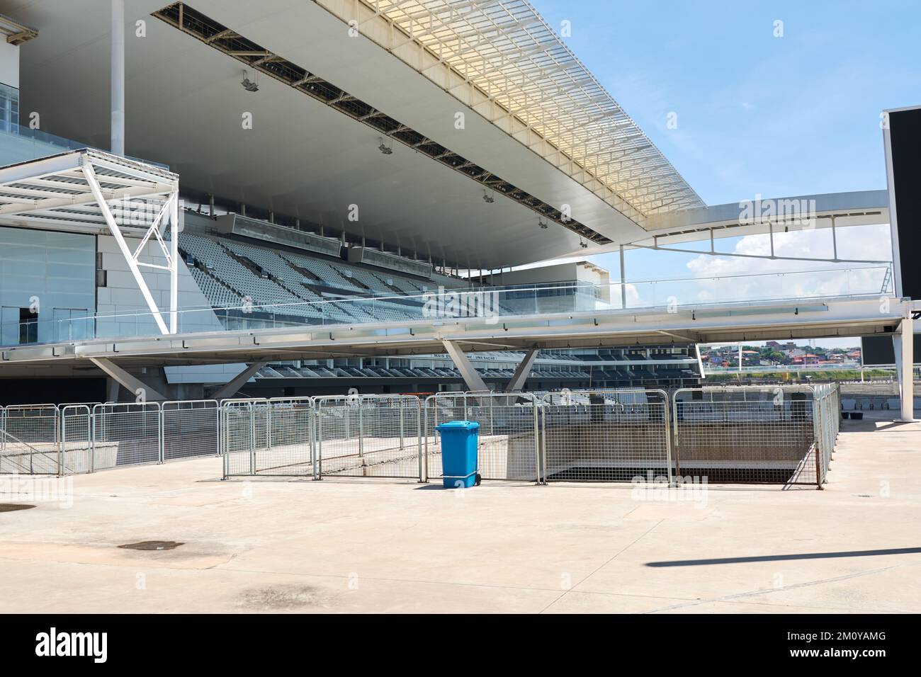 Arena Corinthians in Itaquera. The Arena is new stadium of Sport Club Corinthians Paulista Stock Photo