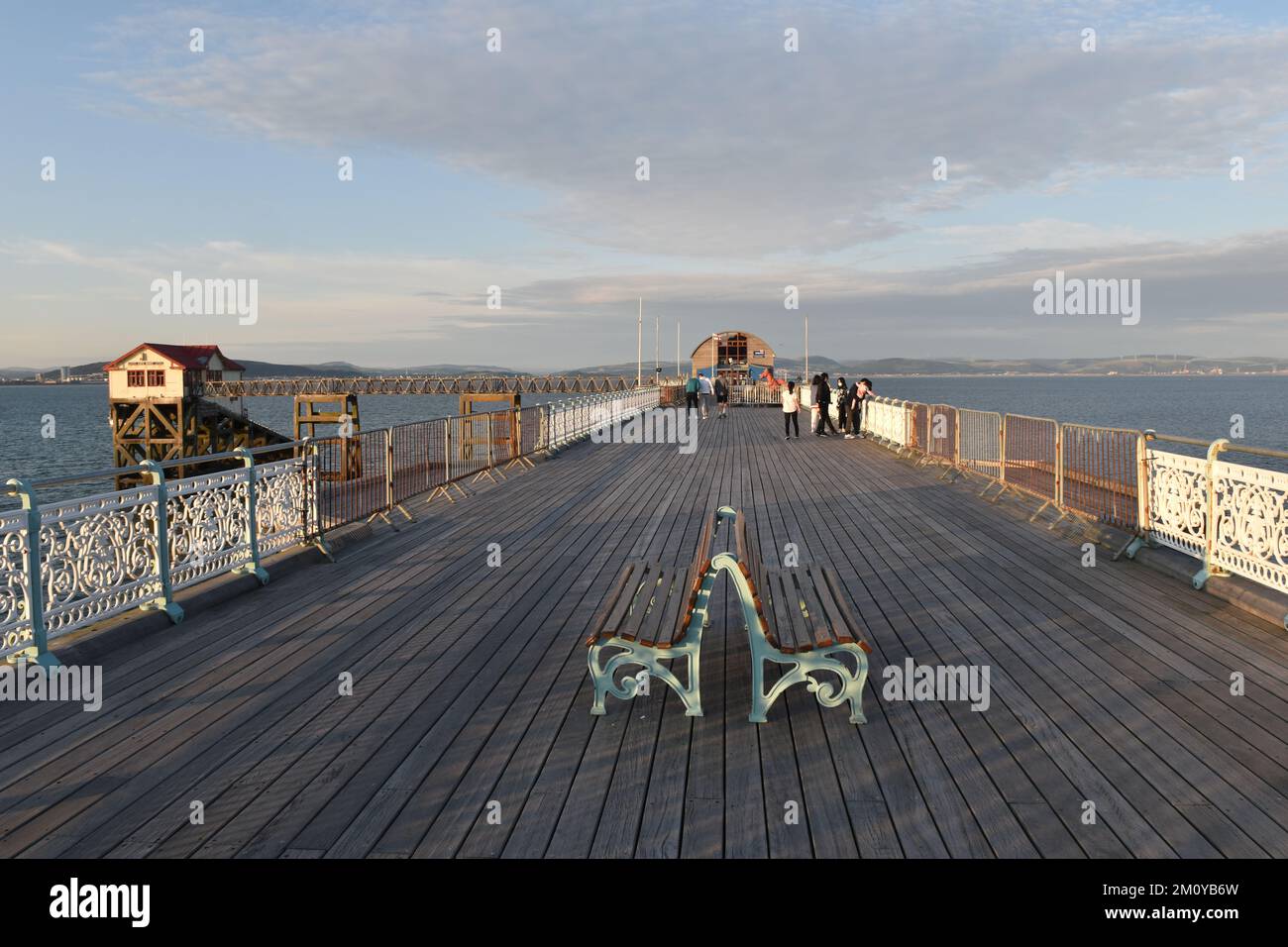 Mumbles Pier, Swansea, Wales, UK Stock Photo