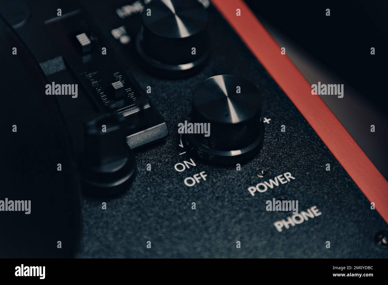 Turntable plays a vinyl record Stock Photo - Alamy