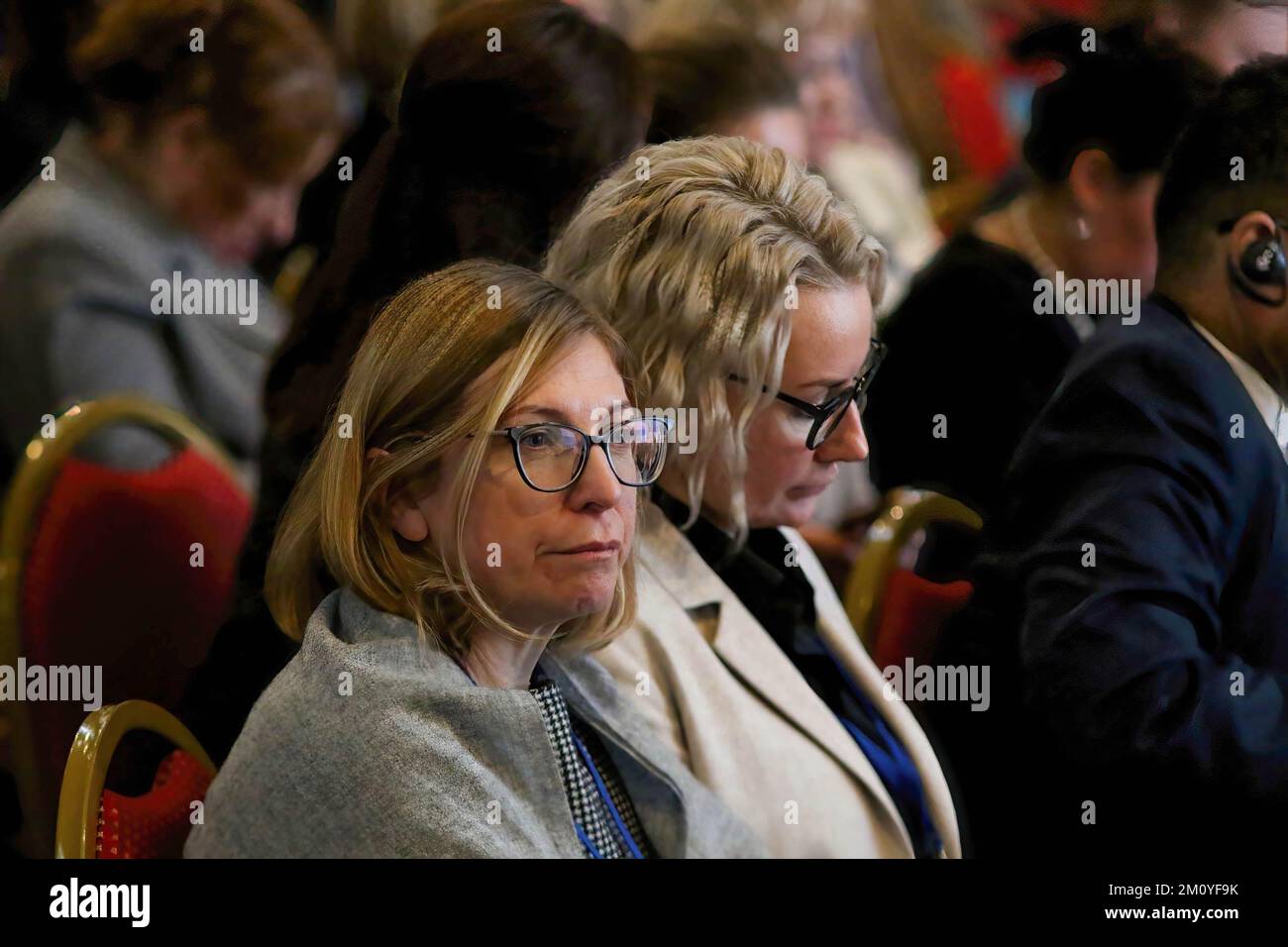 St. Petersburg, Russia. 08th Dec, 2022. Attendees seen during a plenary session at the St. Petersburg International Tourism Forum 2022, (TRAVEL HUB-2022). Credit: SOPA Images Limited/Alamy Live News Stock Photo