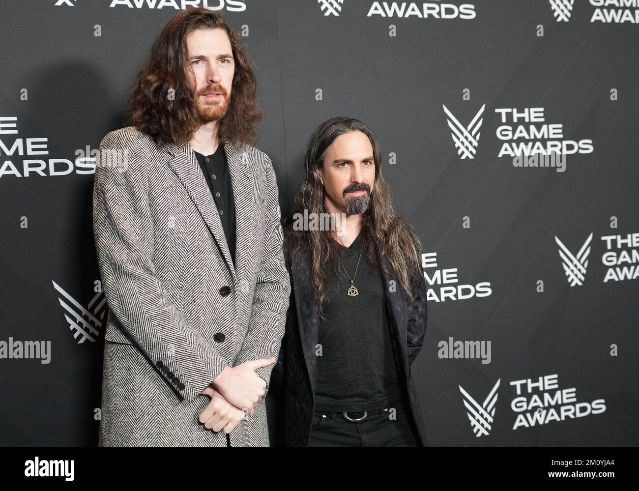 Los Angeles, USA. 08th Dec, 2022. (LR) Hozier and Bear McCreary at The