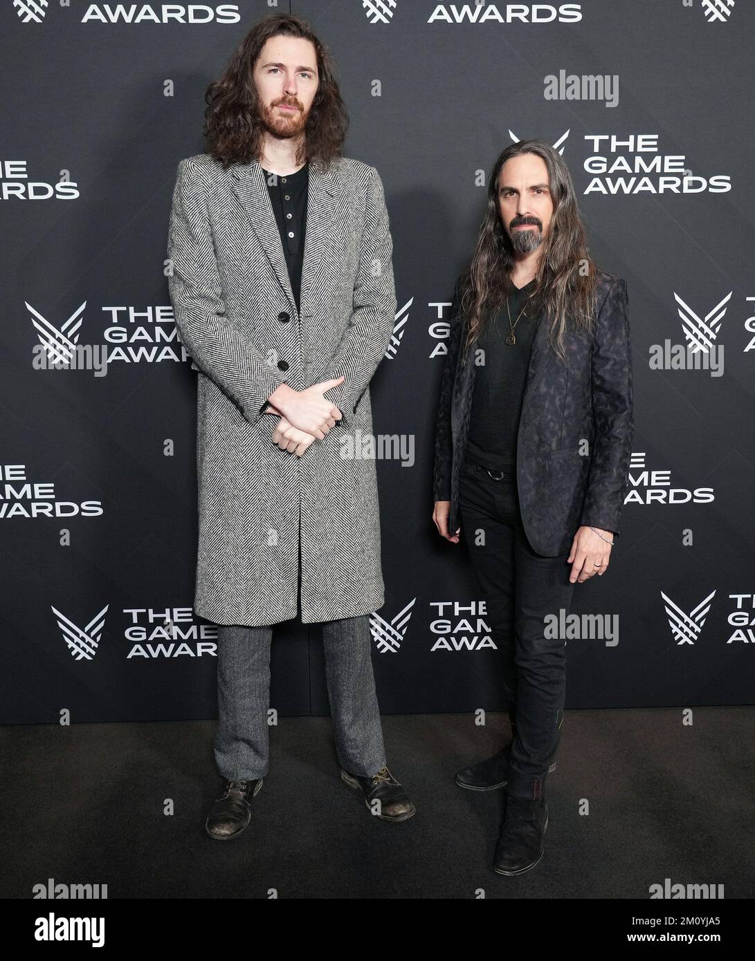 Los Angeles, USA. 08th Dec, 2022. (LR) Hozier and Bear McCreary at The