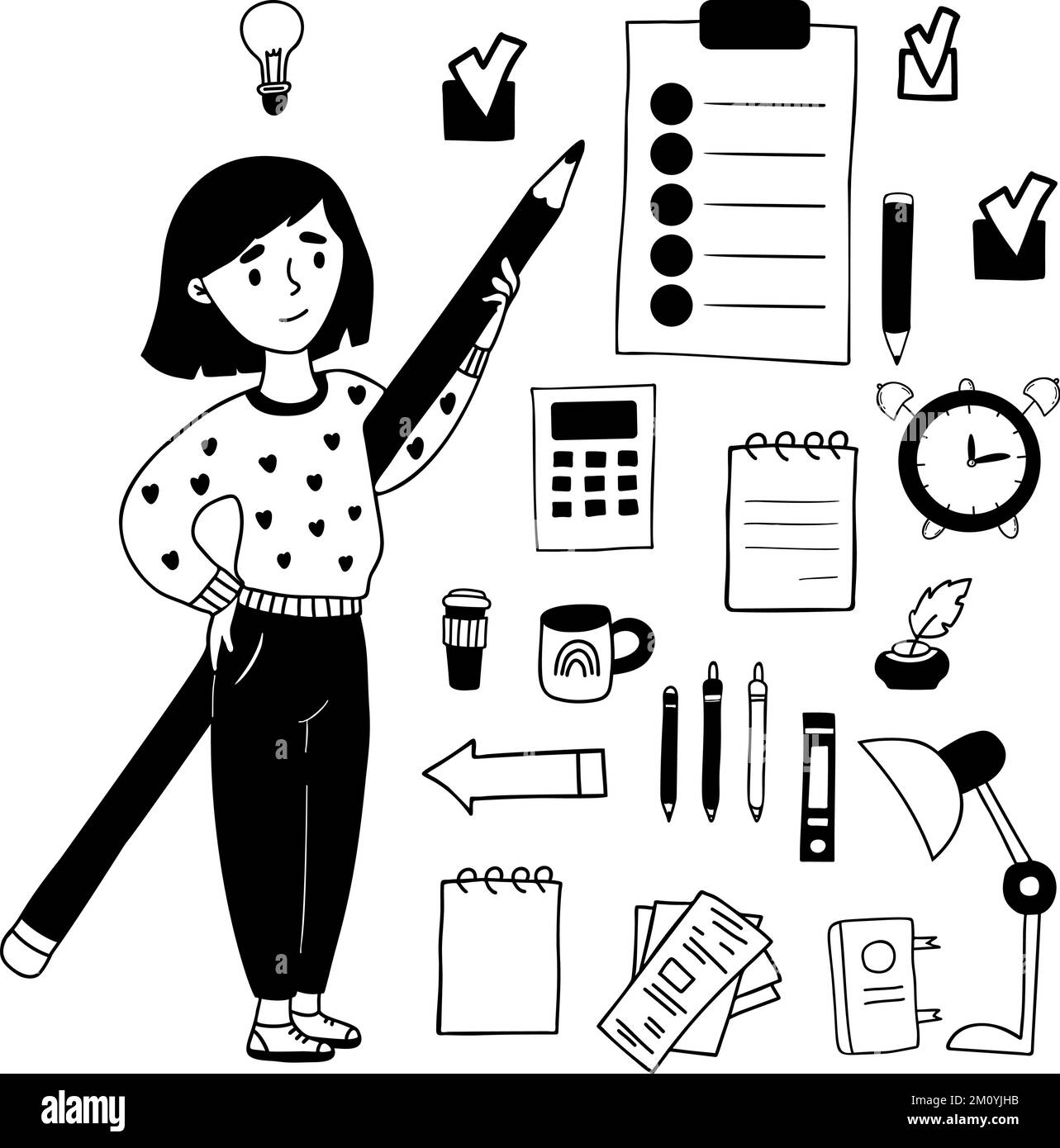 planning-clipart-black-and-white