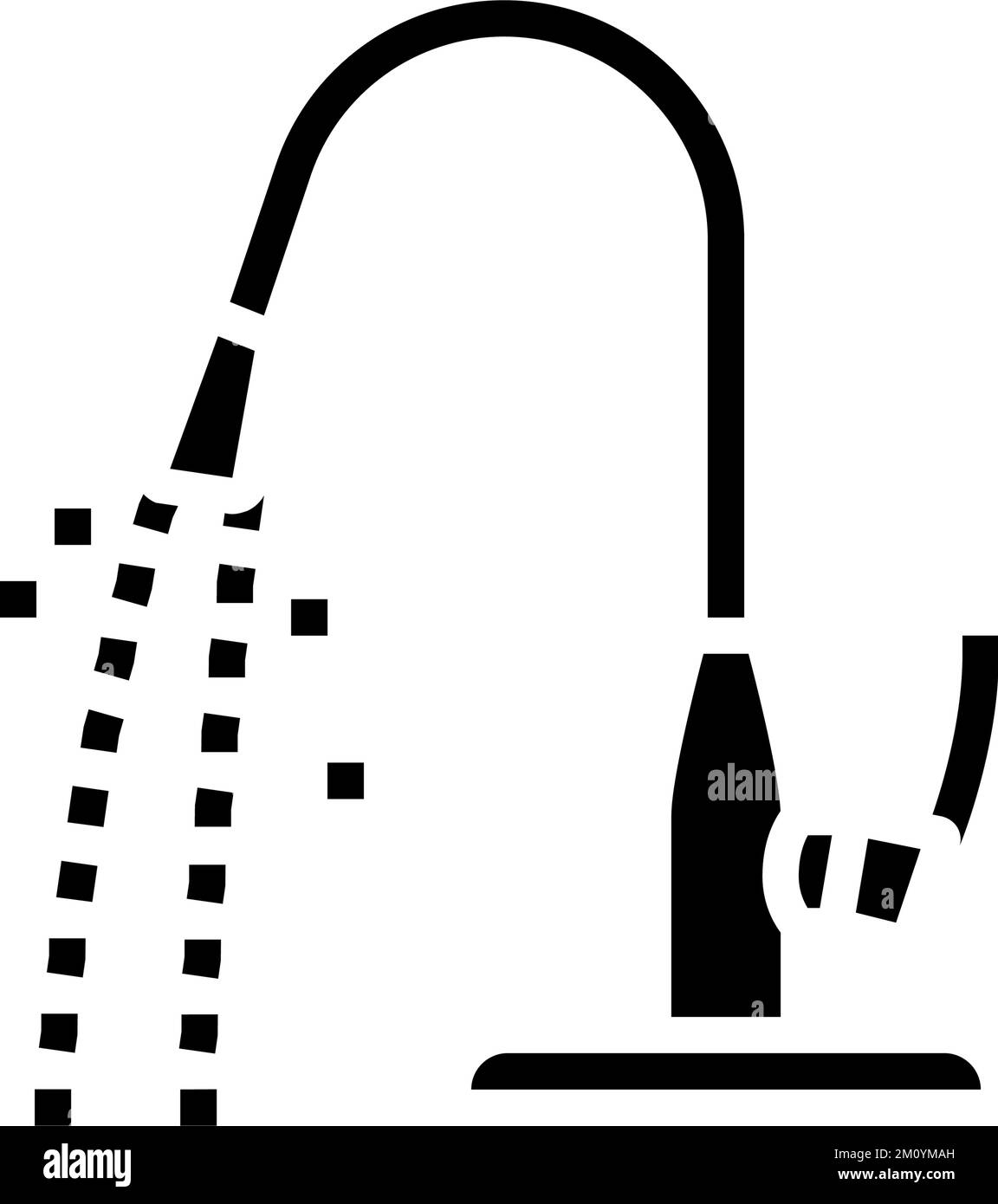 drop faucet water glyph icon vector illustration Stock Vector Image ...