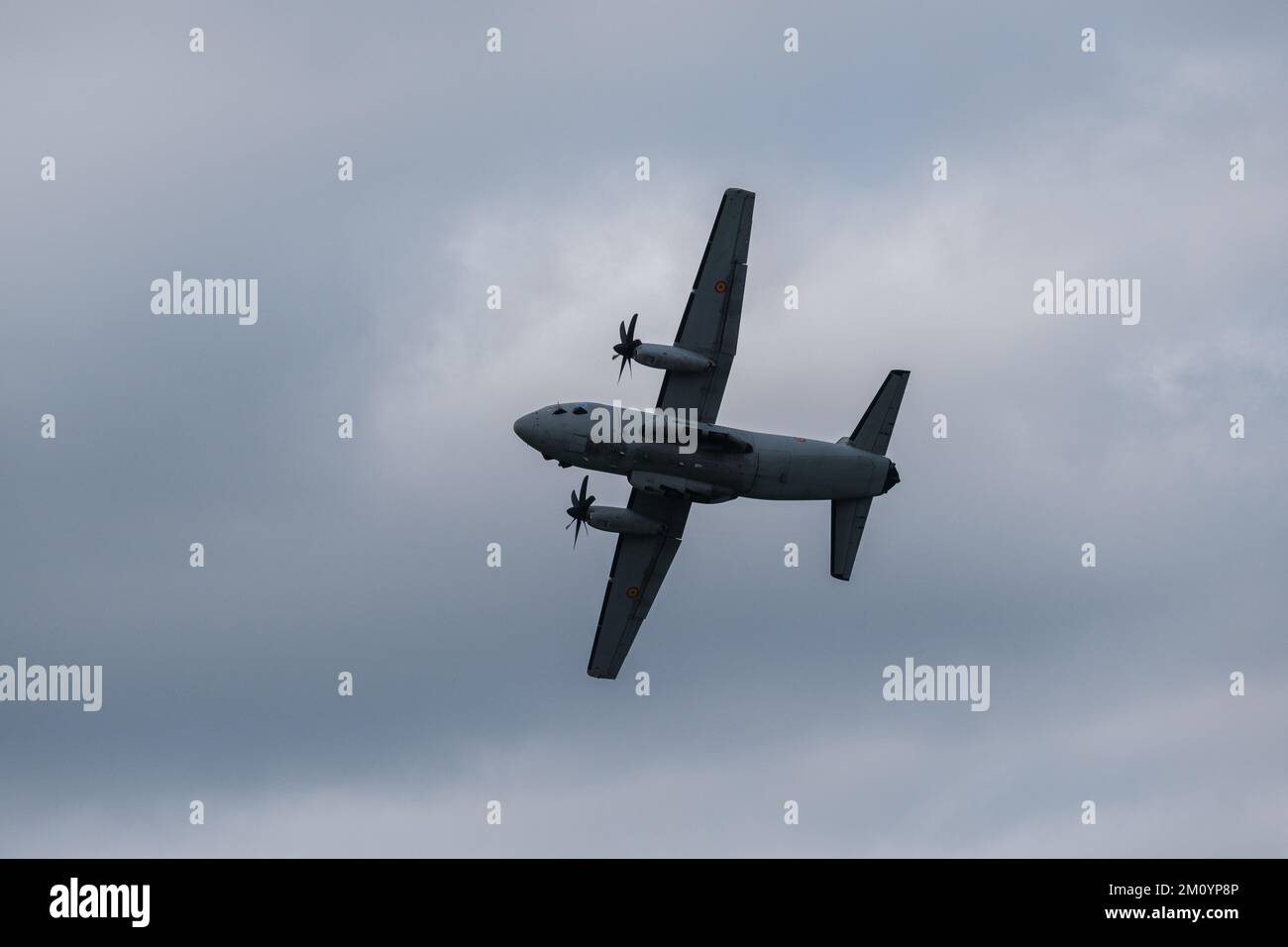 An airplane flying in sky Stock Photo - Alamy
