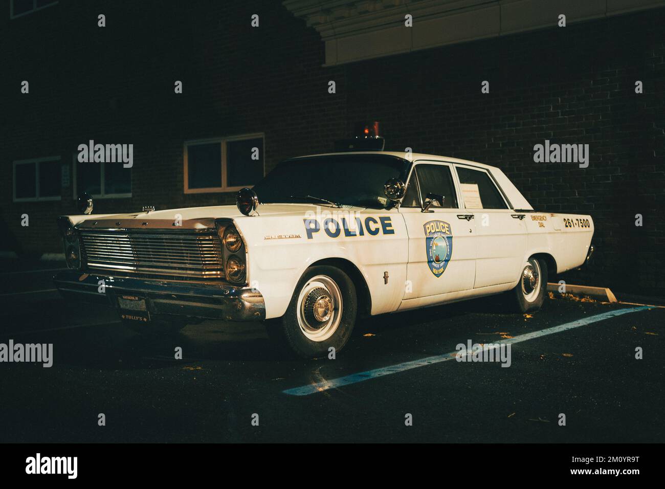 Vintage police car hi-res stock photography and images - Alamy