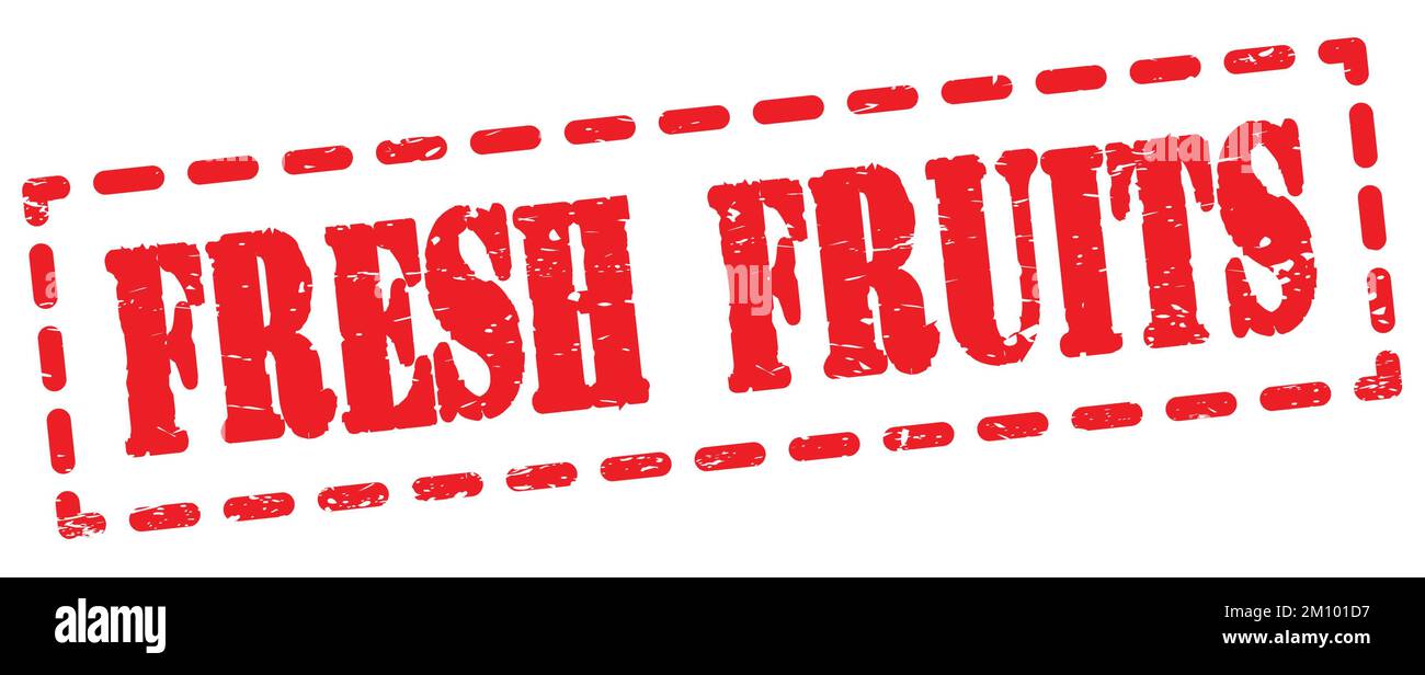 https://c8.alamy.com/comp/2M101D7/fresh-fruits-text-written-on-red-dash-stamp-sign-2M101D7.jpg