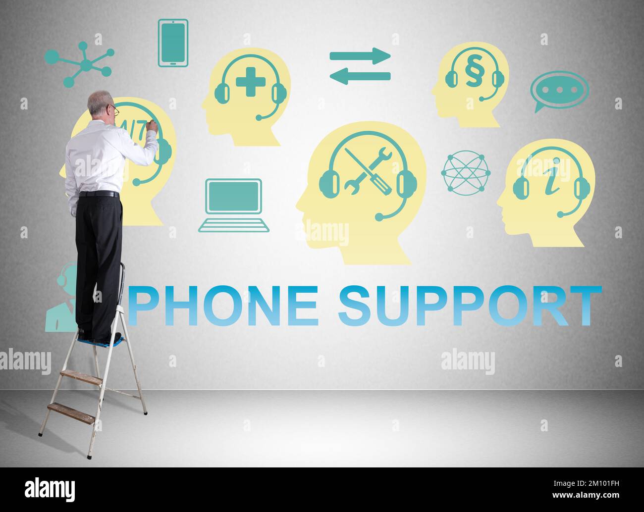 Helpline drawing hi-res stock photography and images - Alamy